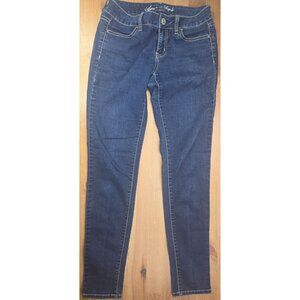 American Eagle Womens Stretch Denim Jeggings 2 28 x 28.5 Dark Wash